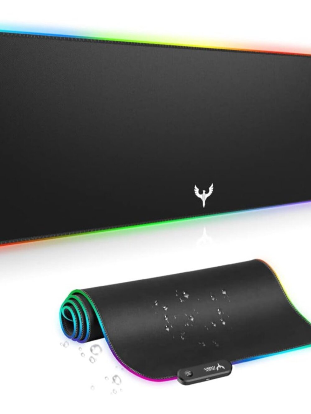 RGB Gaming Mouse Pad Extra Large Extended 31.5x12 Inch-Black